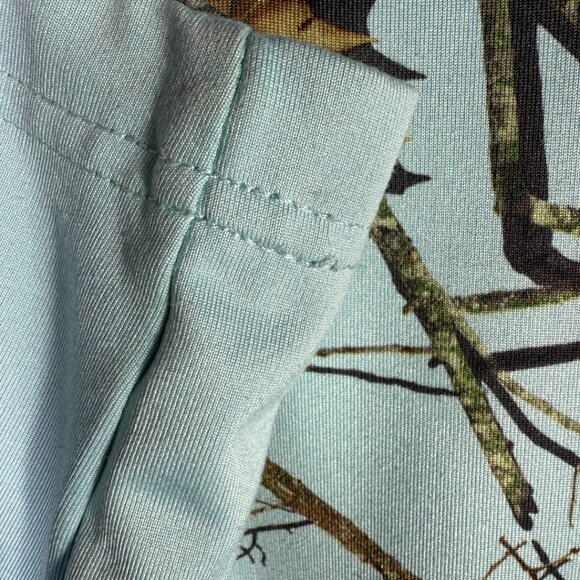 Energy Zone Blue Camo Quarter Zip Pullover W Sz L - Picture 11 of 11